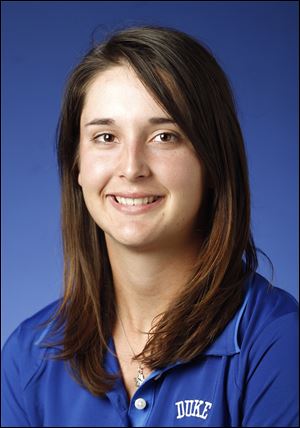 Lindy Duncan of Duke University will play in the 2012 Jamie Farr Classic golf tournament at Highland Meadows. 