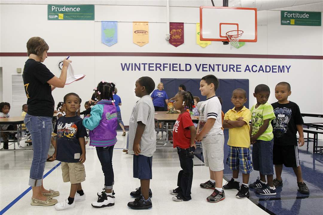 Winterfield Venture Academy Kindergarten Orientation The Blade