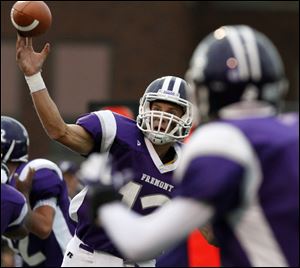 Fremont Ross senior Tyler Wolf had 899 passing yards, 521 rushing yards, and scored 13 TDs last year.