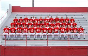 FROM LEFT:
Row 1: Robert Beck, Michael Kirkpatrick, Zach Wheeler,
Chris Overfield, Nick Leone, Ben Petersen, Collin Yurista,
Addison Rospert, Cody Smith, Cory Colston, Trey
Gluth, Chris Stokes, Drew Blackburn
Row 2: Collin Salyers, Jessee Escobedo, Justin Holmes,
Keegan Lowe, Chris Weaver, Cal Laurel, Andrew Cline,
Jay Greider, Shane York, Zac Smith, Corey Beal, Dylan
Stacy
Row 3: John Morton, Stephan Daniels, Jordan Kleinhans,
Cole Araguz, Zach Kokinda, David Saunders, Kalob
Wylie, Tristen Mallory, Alex Bastian, Brock Moore,
Jacob Reed, Noah Cros