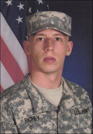 Dakota Richey had been with the Army in Germany a month. He was slated to go to Afghanistan in 2013. 