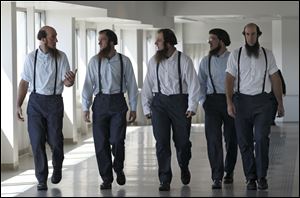 Members of the Amish leave the U.S. Federal Courthouse in Cleveland last week.