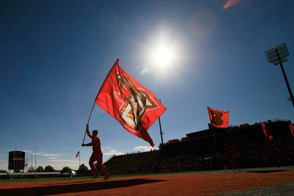 BGSU-flags-fly