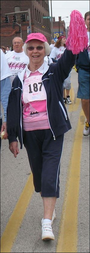 Now 91, Maralyn Hunston, who is a 57-year cancer survivor, will be among the thousands Sunday at the 19th annual Komen Northwest Ohio Race for the Cure.