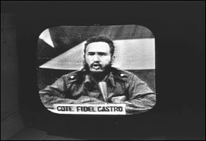 Cuban Prime Minister Fidel Castro replies to President Kennedy's naval blockade via Cuban radio and television on October 23, 1962.   To defuse the Cuban missile crisis, President Kennedy promised not to invade the island nation, but newly declassified documents show he later retreated from the pledge, fearing Cuba could become an ``invulnerable base.''  