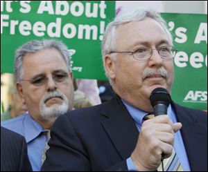 Tom Ritchie, Sr.,left, and Dennis Lieberman.