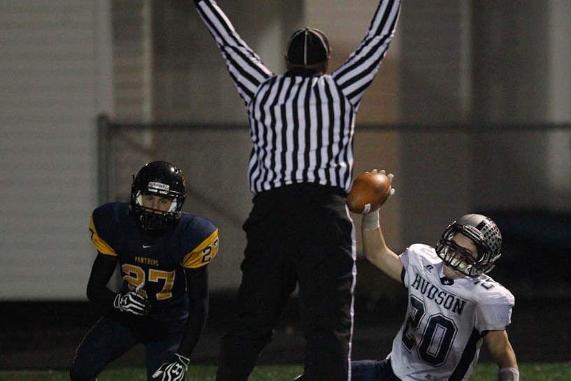 Whitmer-football-Hudson-touchdown