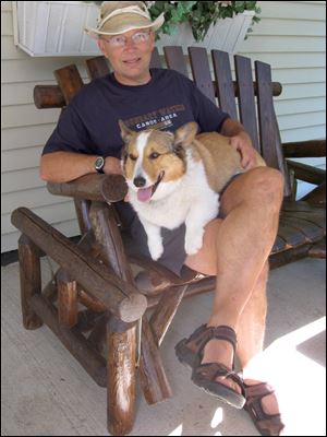 Mathematician Dr. Tim Penning and his Welsh corgi, Elvis, will be at the University of Toledo to discuss 