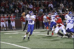 Liberty-Benton quarterback Mitch Linhart has rushed for 952 yards and passed for 1,701.