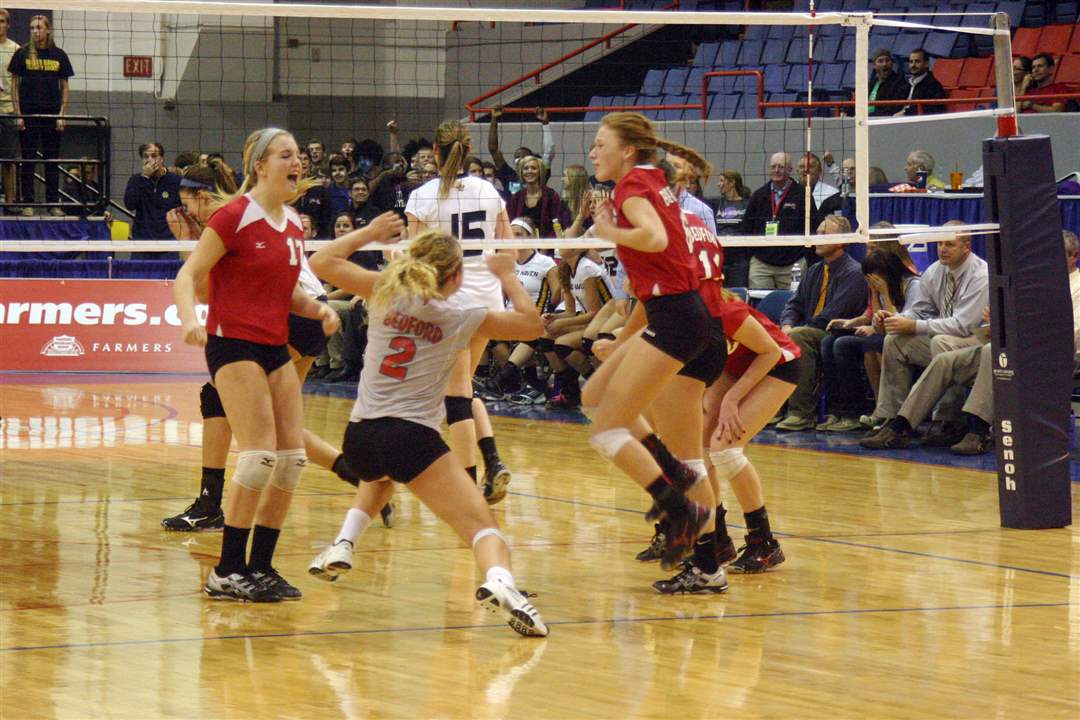 Volleyball Class A Semifinals: Bedford vs. Grand Haven - The Blade