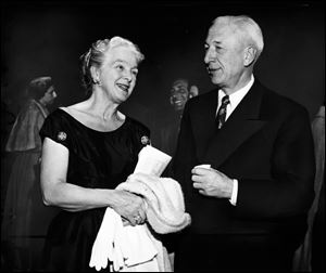 Margaret and Harold Anderson are seen in this 1955 Blade file photo.