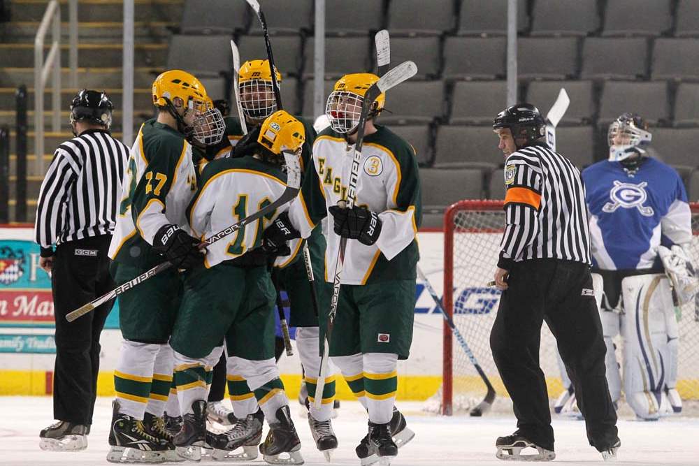 Oregon-Clay-High-School-players-celebrate-a-goal