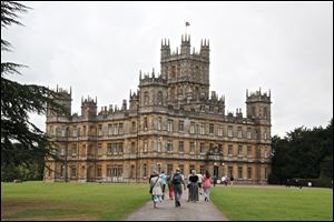 Highclere Castle, Hampshire, England, is better known as 'Downton Abbey' to fans of the PBS show.