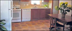 Home chefs will love cooking in this large, eat-in kitchen. Quality GE appliances are included.