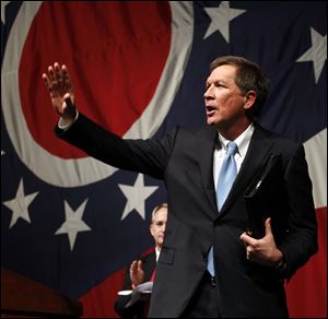 Gov. John Kasich wants to link state aid to four-year institutions to graduation rates instead of enrollment.