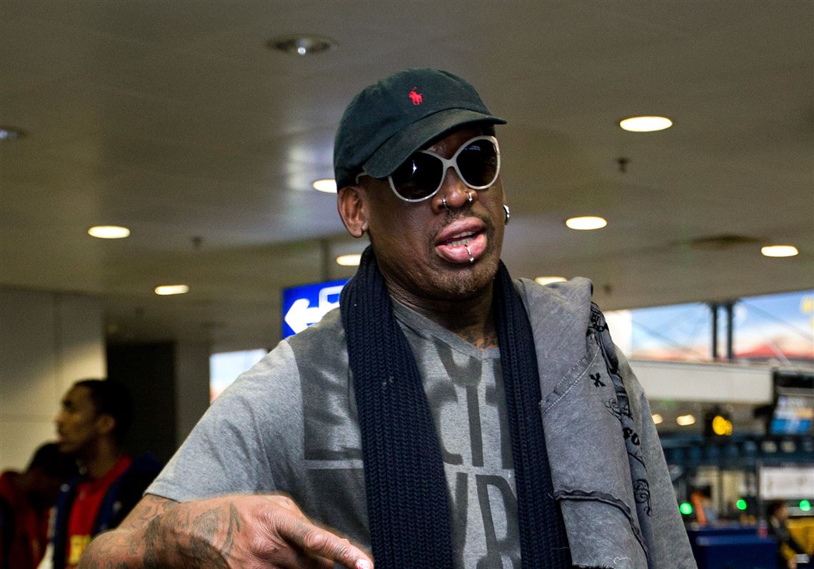Dennis Rodman once wore a wedding dress to promote his 1996