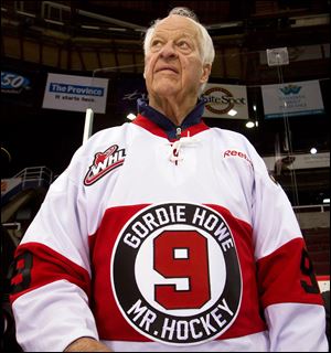 More than 30 family and friends helped Gordie Howe celebrate his 85th birthday Sunday at a private dinner in Detroit.