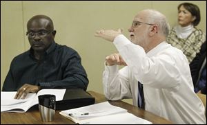 Robert Jordan, right, interim chief executive officer for the planning association, says he was surprise by the federal process and how no bids were accepted for Head Start.