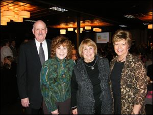 Jeff and Jeni Hepner, Carol Clark, and Jill Morse. Jeni, Carol and Jill are all Heartbeat volunteers. 