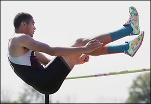 Rossford junior Manny Durden was Division II state runner-up in the high jump last season when he cleared 6 feet, 5 inches.