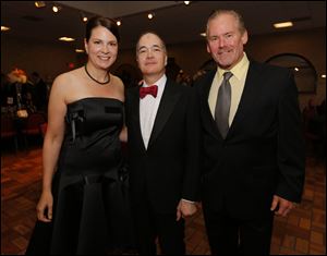 Susan and Allan Block with Tim Shew at Luminations featuring Toledo Ballet, Opera, Symphony, and former Toledoan,  Mr. Shew of Broadway fame, at Lourdes College, Saturday,  April 27, 2013.