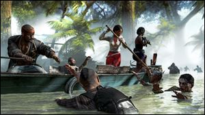 A screen shot from Dead Island: Riptide.