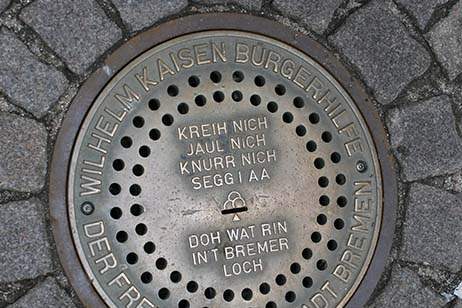 Germany-mag-page-Bremen-manhole-cover