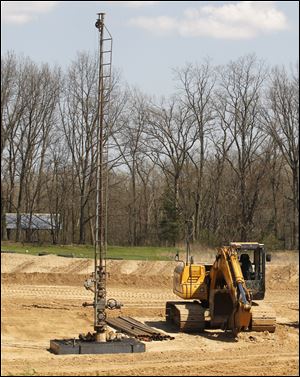 A worker was injured about six months ago when a rig like this one collapsed as it was being dismantled in the park.