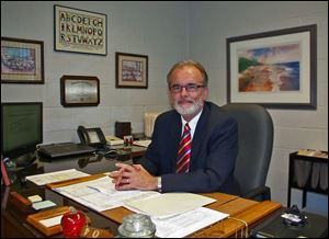 Barry Martin, 62, of West Toledo will be responsible for Monroe Public Schools’ 6,200 students in eight buildings when he becomes superintendent July 1. He succeeds Randy Monday, who is retiring after almost 40 years with the district, the last three as superintendent. Mr. Martin is a Bowling Green native.