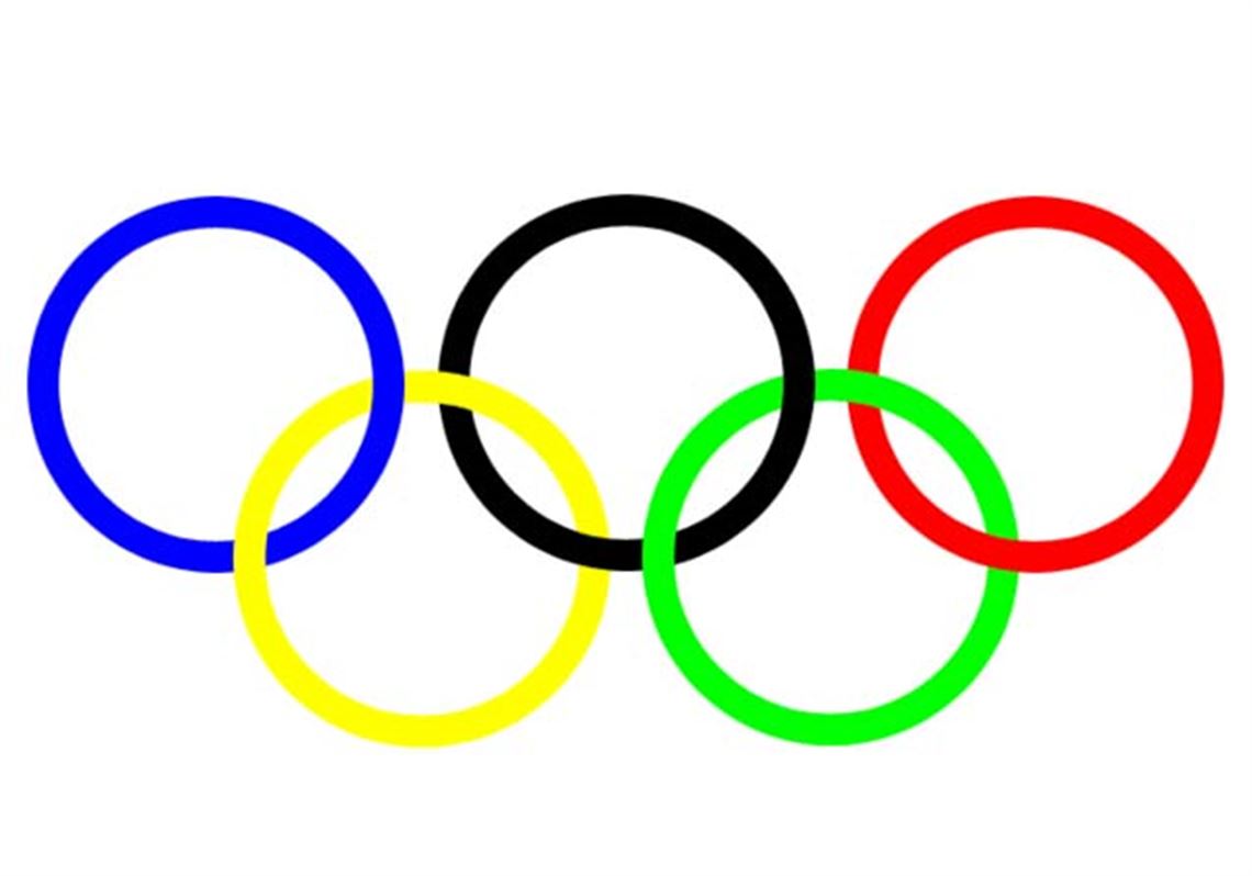 Olympic rings stand for flag colors, not continents
