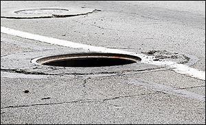 An underground fire not only closed the intersection of Cherry and Summit streets but shut the Martin Luther King, Jr., Bridge.