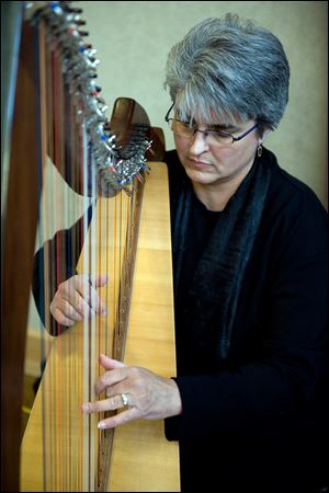 Denise Grupp Verbon is an organizer of the harp event and member of the Owens music faculty.