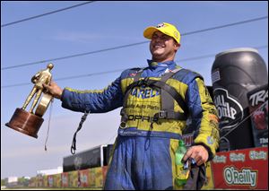 On Sunday in Illinois, Matt Hagan won the Funny Car championship and strengthened his hold on the NHRA’s Funny Car driver points lead. Now, he prepares to compete this weekend in the Summit Racing Equipment NHRA Nationals.