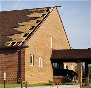 The Church on 53 sustained damage from the winds that swept through northwest Ohio. The church is just outside Fremont on State Rt. 53.