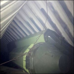 This is a picture Panama's President Ricardo Martinelli posted on his twitter account today showing what he said officials believe is sophisticated missile equipment found in containers of sugar aboard a North Korean-flagged ship traveling from Cuba.