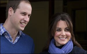 Palace officials say Prince William’s wife, Kate, hasgiven birth to a baby boy.