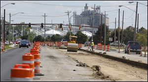 About three weeks of work remain on the $2.85 million Conant Street project in Maumee.