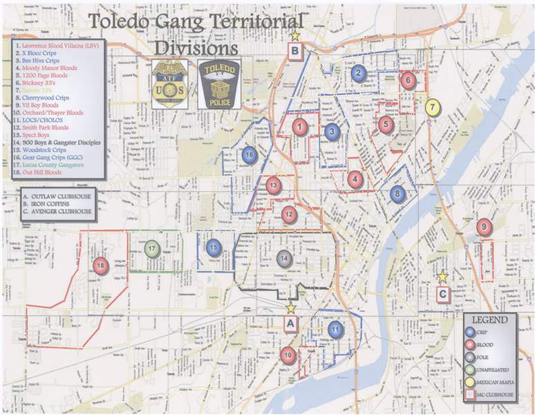 The Blade obtains Toledo Police Department's “Gang Territorial ...