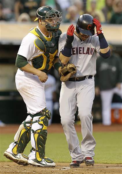 Indians-Athletics-Baseball-Nick-Swisher