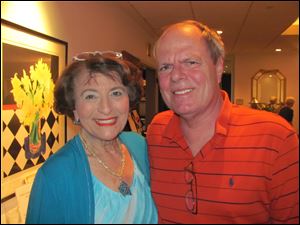 Jackie Rousseau Werner and Jeff Milns at Toledo Animal Shelter Auxiliary's annual picnic.