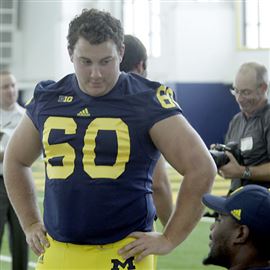 Whitmer graduate Wormley tears ACL at Michigan practice