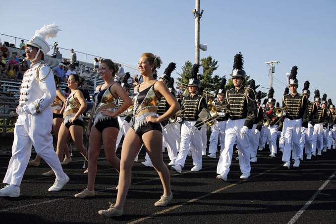 Perrysburg-Whitmer-band-takes-the-field