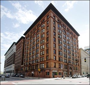 The Spitzer Building at 520 Madison Ave. was Toledo’s first steel-framed skyscraper. It was built in 1896. The Spitzer family sold it in 2009.