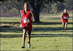 Bowsher’s Nate Price took first in the City League boys cross country meet with a time of 16:30.84.