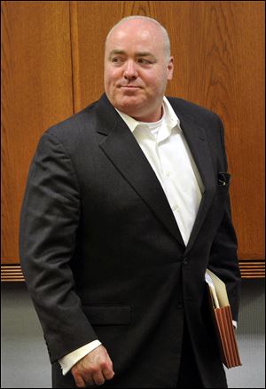 In this April 30, 2013 file photo, Michael Skakel leaves the courtroom after the conclusion of a trial regarding his legal representation at State Superior Court in Vernon, Conn. A Connecticut judge today granted a new trial for Skakel, ruling his attorney failed to adequately represent him when he was convicted in 2002 of killing his neighbor in 1975.