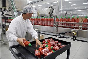 The pungent scent of Sriracha chili sauce produced at the Huy Fong Foods factory in Irwindale, Calif., has the community up in arms. Production is in full swing from August to early November.