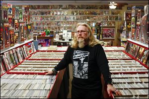 James Collins recently moved his JC's Comic's N' More to 6725 W. Central Ave. from Toledo. 