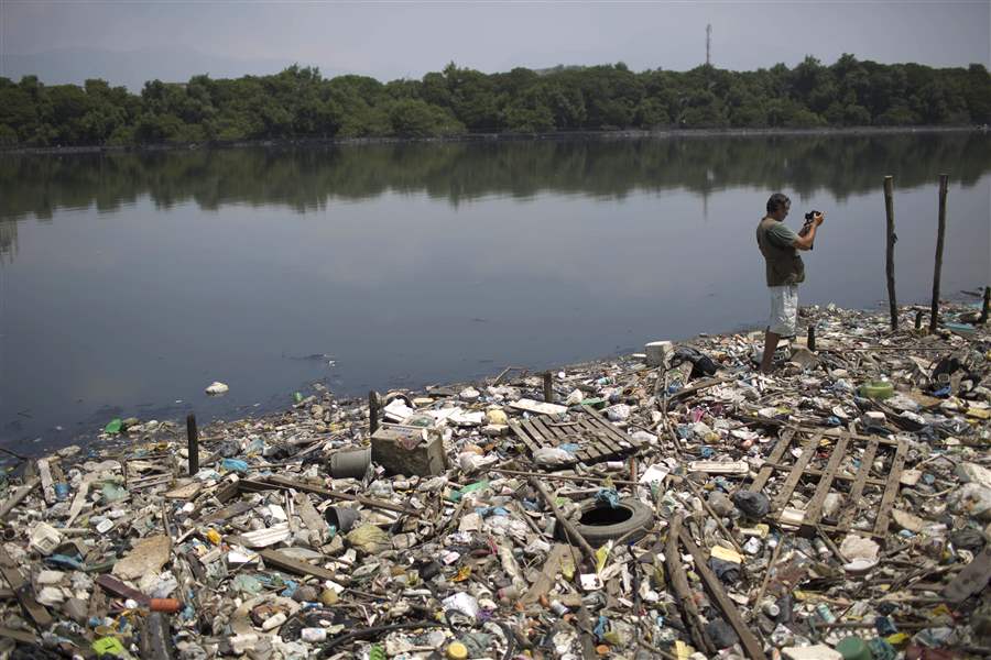 Rio's Olympic waterways full of trash, sewage - The Blade