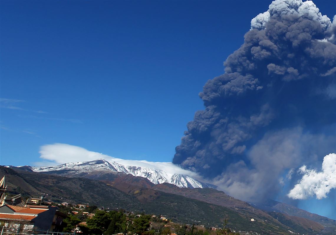 Рельеф Италии вулкан Этна