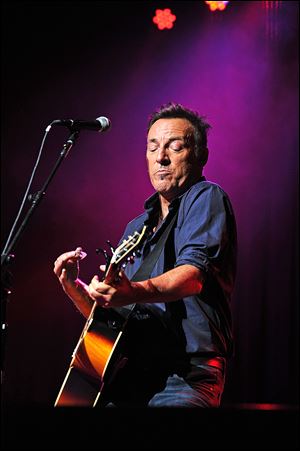 Bruce Springsteen performs at The New York Comedy Festival and the Bob Woodruff Foundation Present the 7th Annual Stand Up For Heroes Event at the Theater at Madison Square Garden in November, 2013.